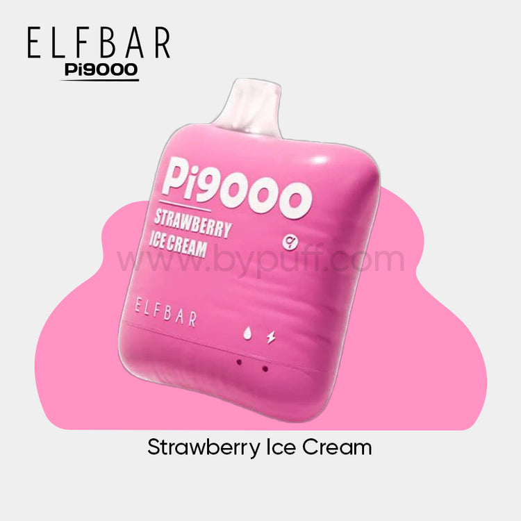 Elf Bar Pi9000 Strawberry ice Cream