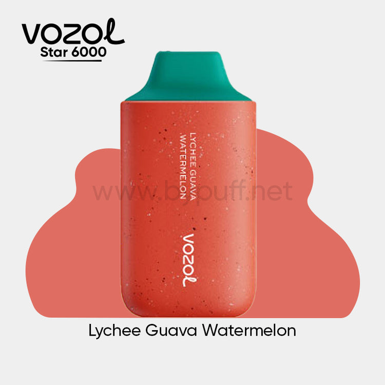 Vozol 6000 Lychee Guava Watermelon