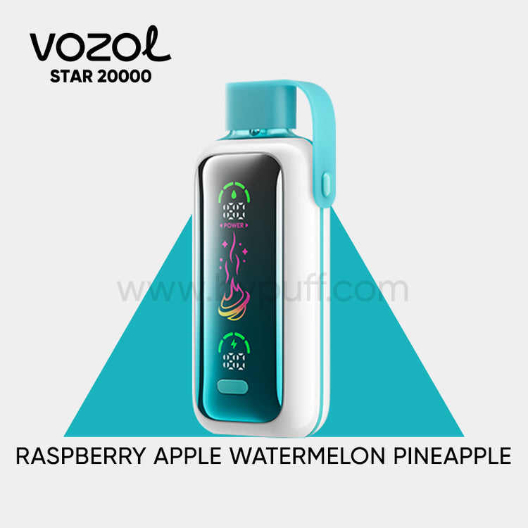 Vozol Star 20000 Raspberry Apple Watermelon Pineapple